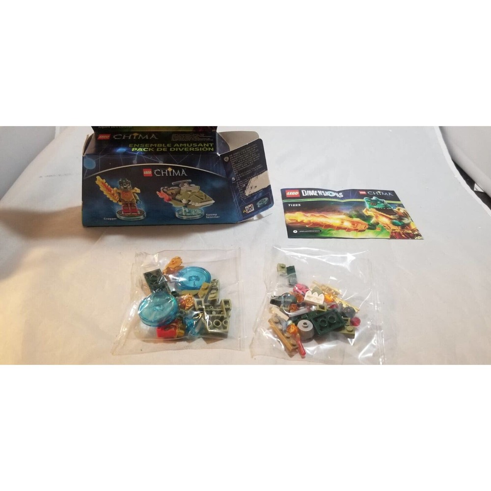 New open box Lego Dimensions Chima Cragger Swamp Skimmer Fun Pack 71223 Sealed